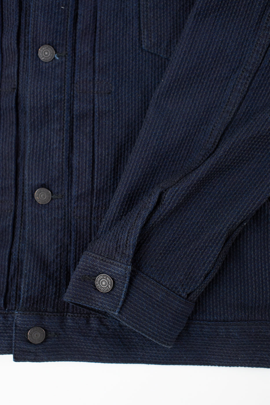 6220-ID - Sashiko Type II Jacket - Indigo x Black