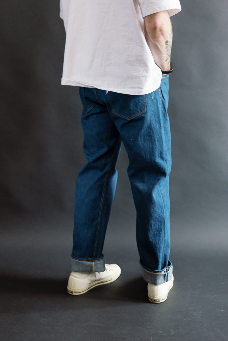 GRE-003 - 14oz Greencast Indigo Selvedge Jeans - Regular Straight