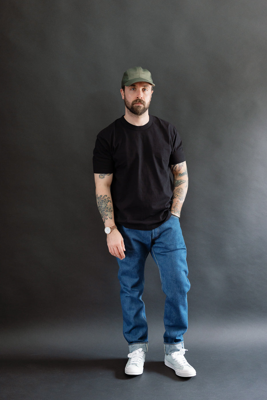 GRE-019 - 14oz Greencast Indigo Selvedge Jeans - Relaxed Tapered