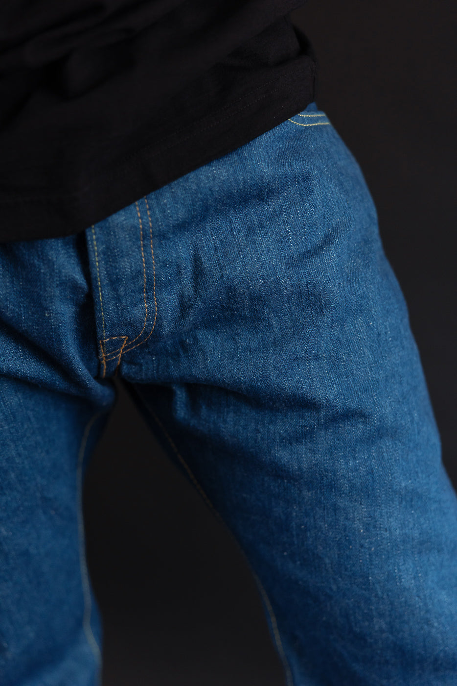 GRE-019 - 14oz Greencast Indigo Selvedge Jeans - Relaxed Tapered