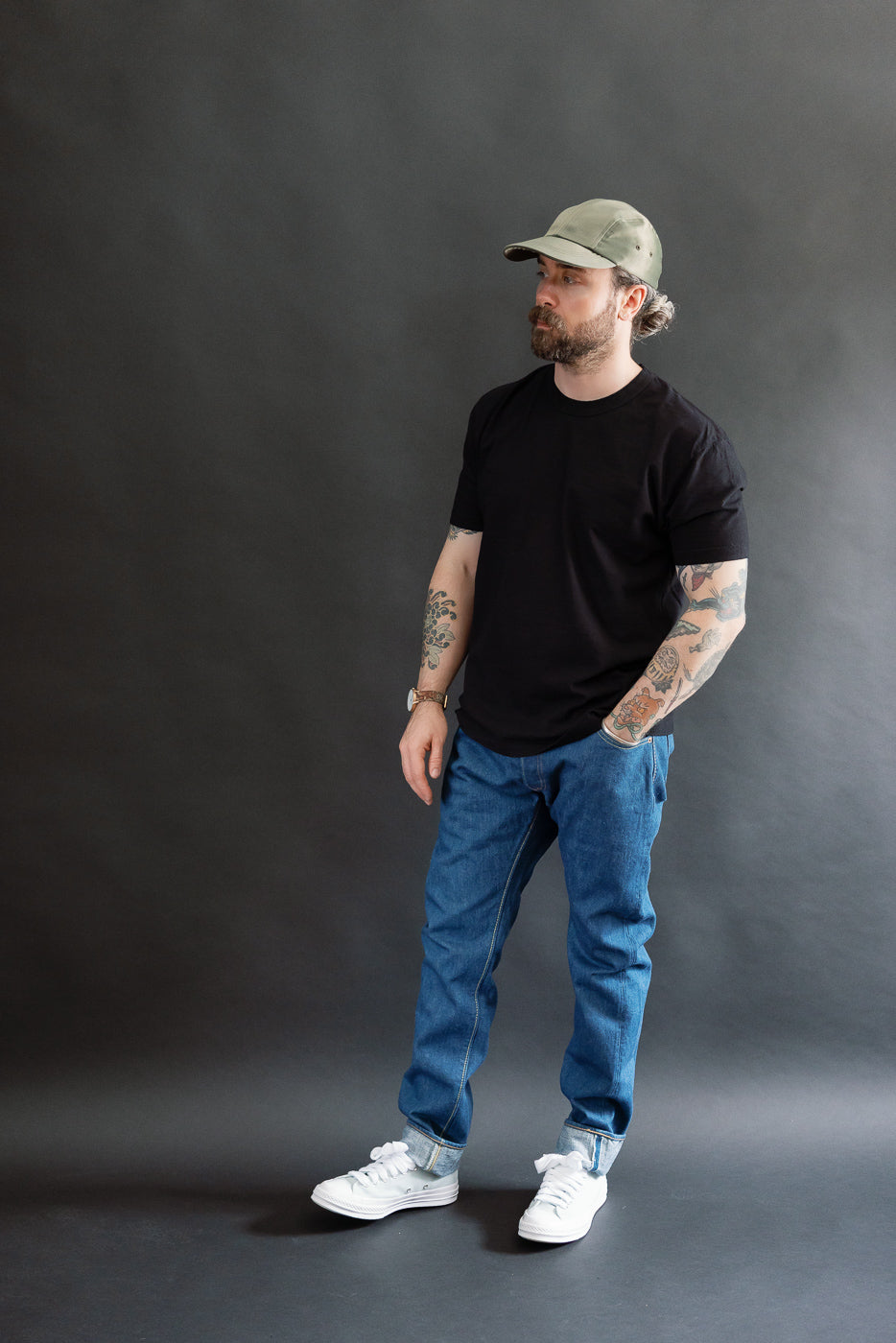 GRE-019 - 14oz Greencast Indigo Selvedge Jeans - Relaxed Tapered