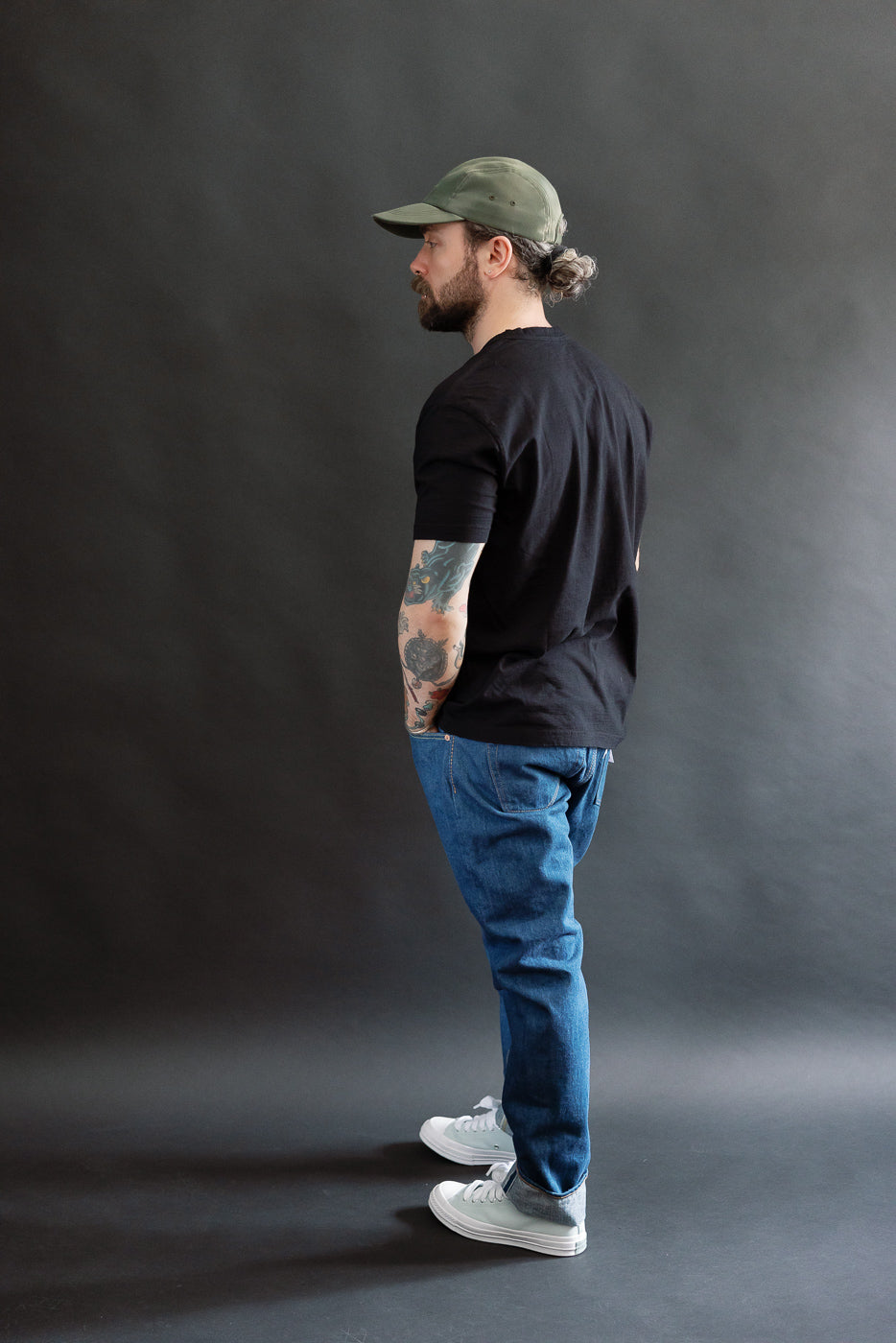 GRE-019 - 14oz Greencast Indigo Selvedge Jeans - Relaxed Tapered