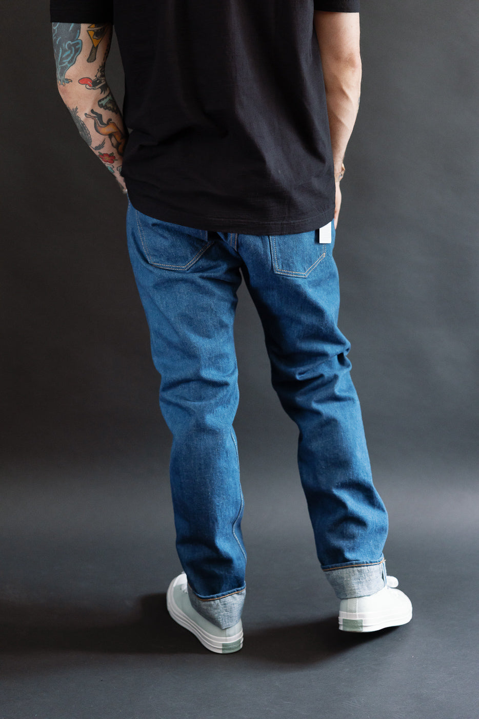 GRE-019 - 14oz Greencast Indigo Selvedge Jeans - Relaxed Tapered