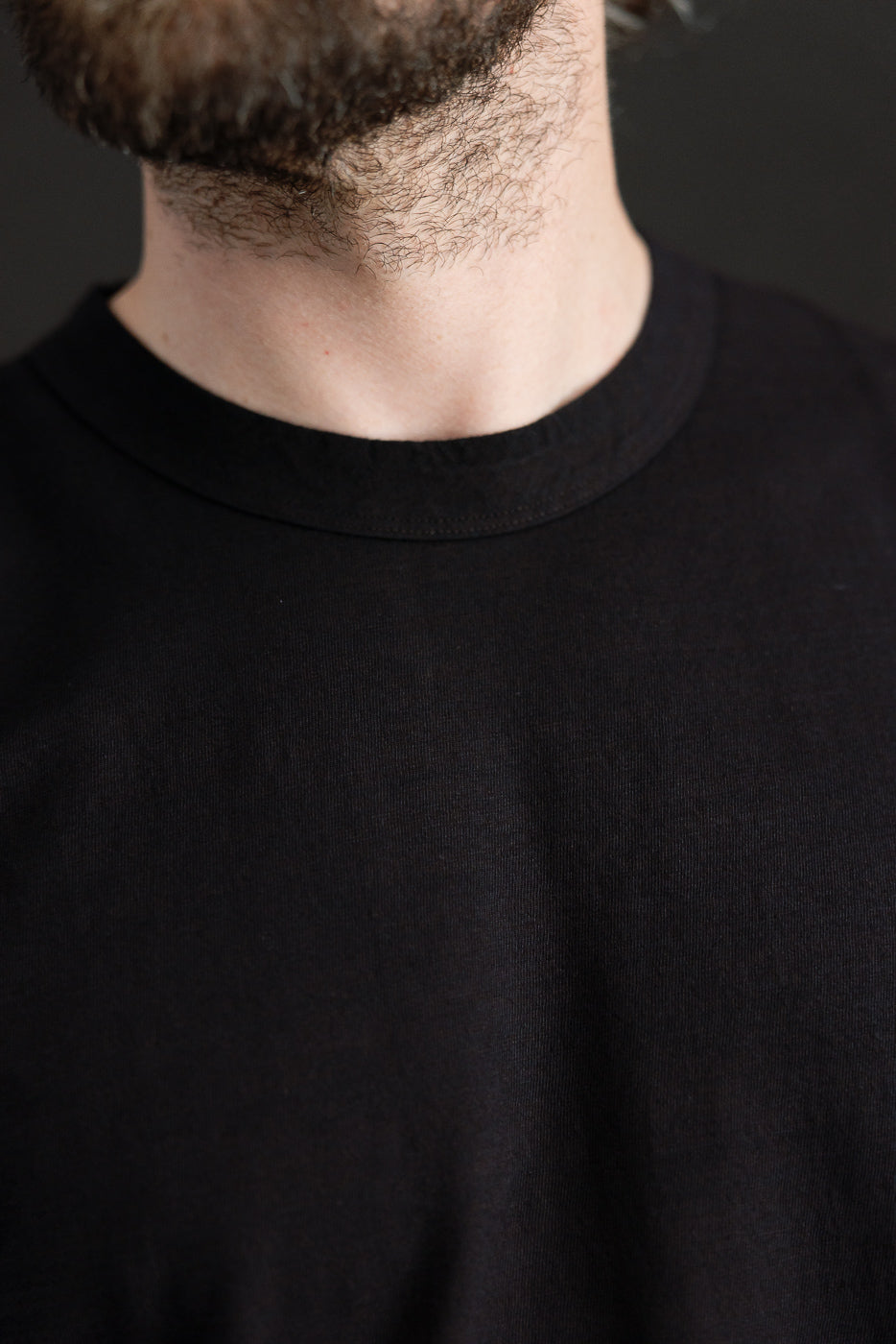 SS-5011-IDBK - Jersey Crew Neck Short Sleeve T-shirt - Black Indigo