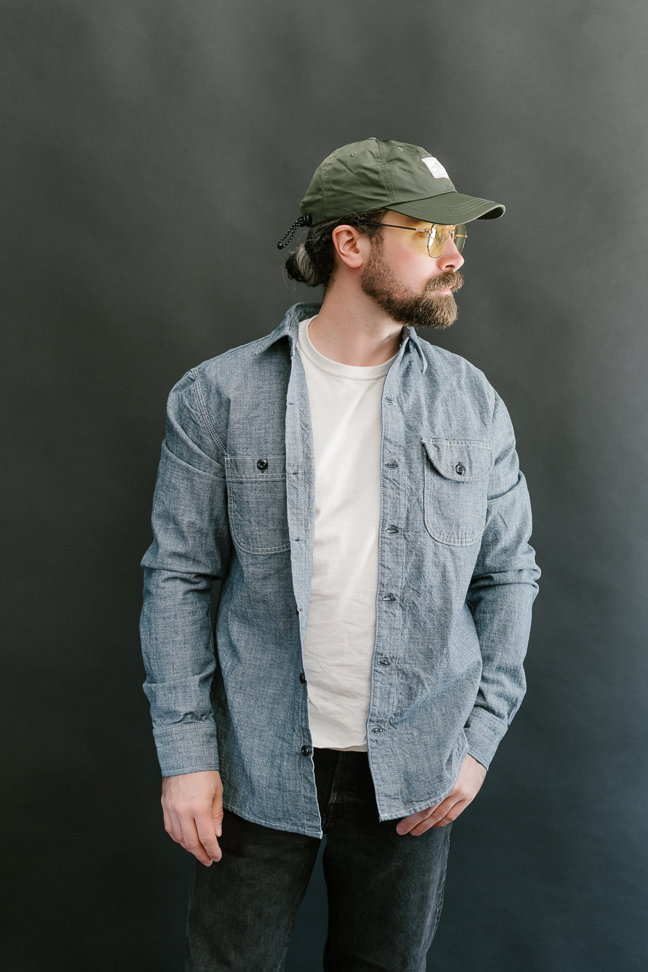 12oz Work Shirt - Rinsed Indigo Canvas