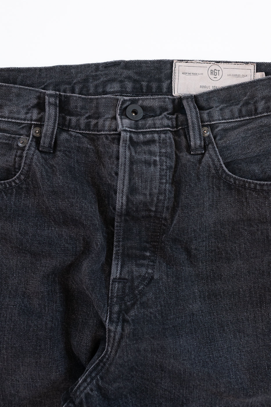 15oz - Washed Selvedge Strider Pant - Stealth