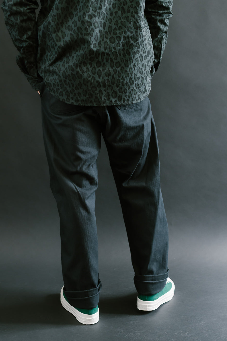 10oz - Herringbone Fatigue Pants - Black