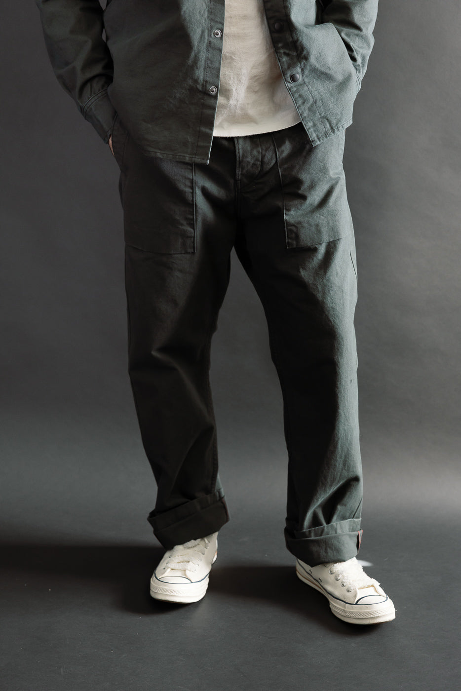 11oz - Fatigue Pants - Dyed Canvas Ash