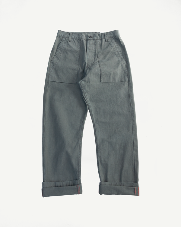 11oz - Fatigue Pants - Dyed Canvas Ash | Dant
