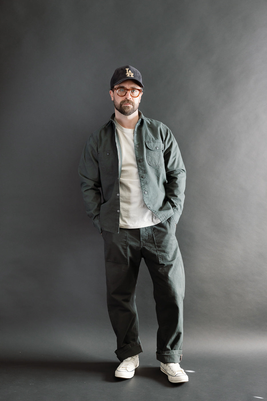 11oz - Fatigue Pants - Dyed Canvas Ash