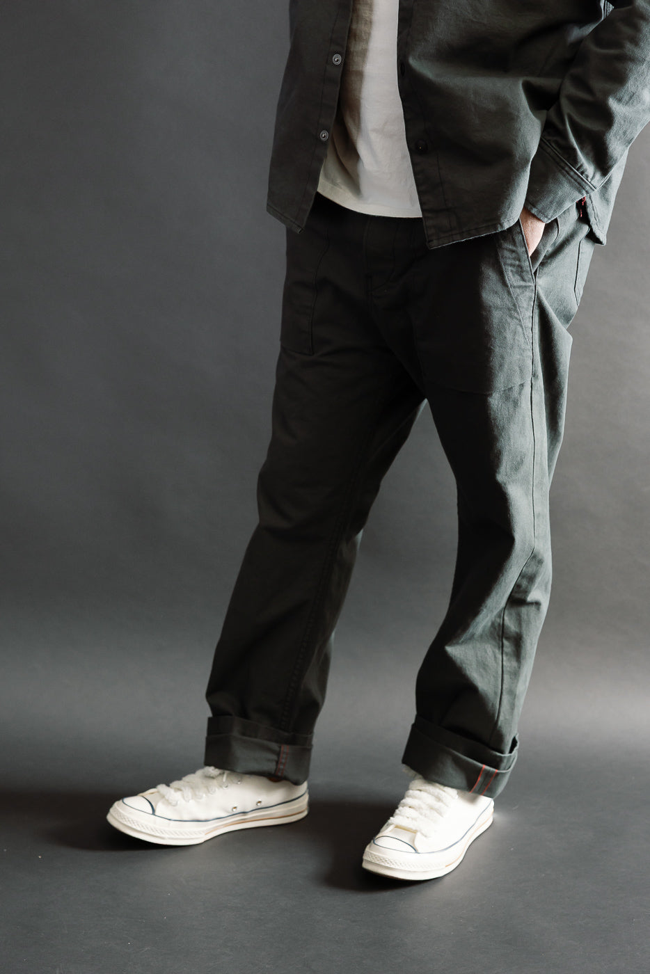 11oz - Fatigue Pants - Dyed Canvas Ash