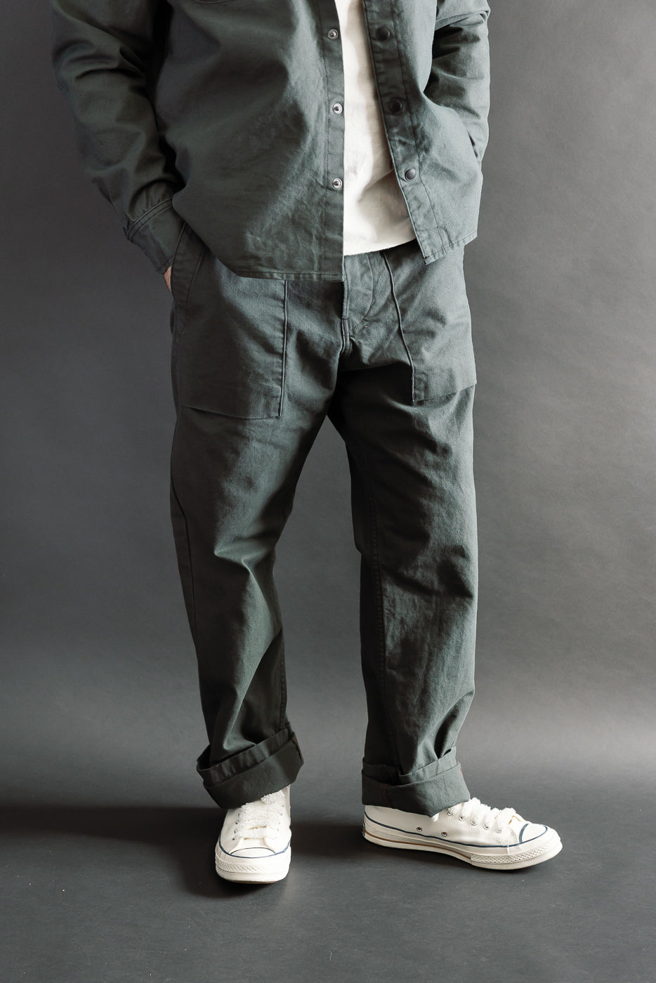 11oz - Fatigue Pants - Dyed Canvas Ash