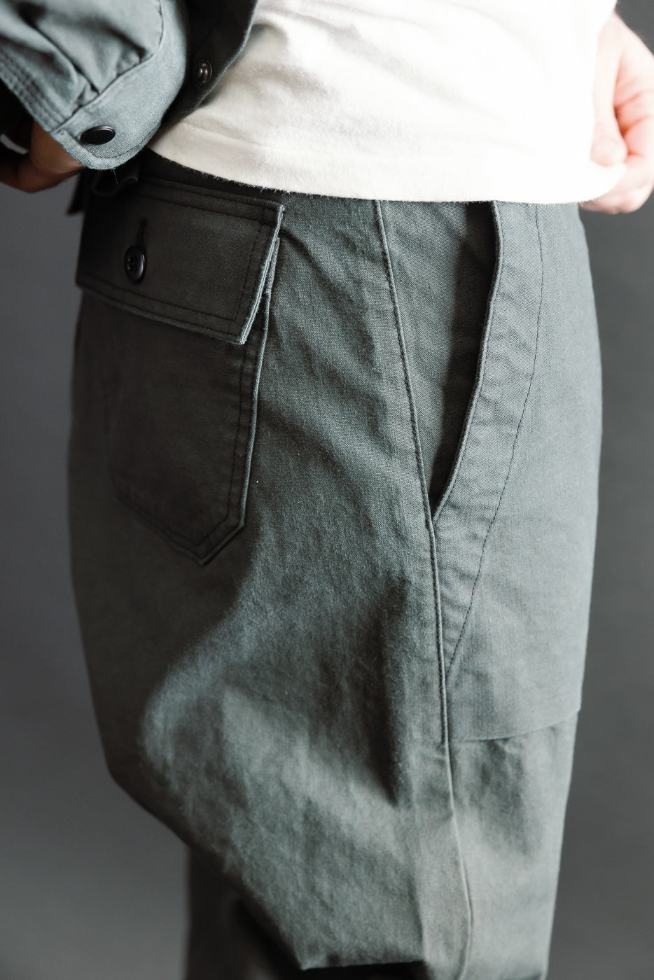 11oz - Fatigue Pants - Dyed Canvas Ash