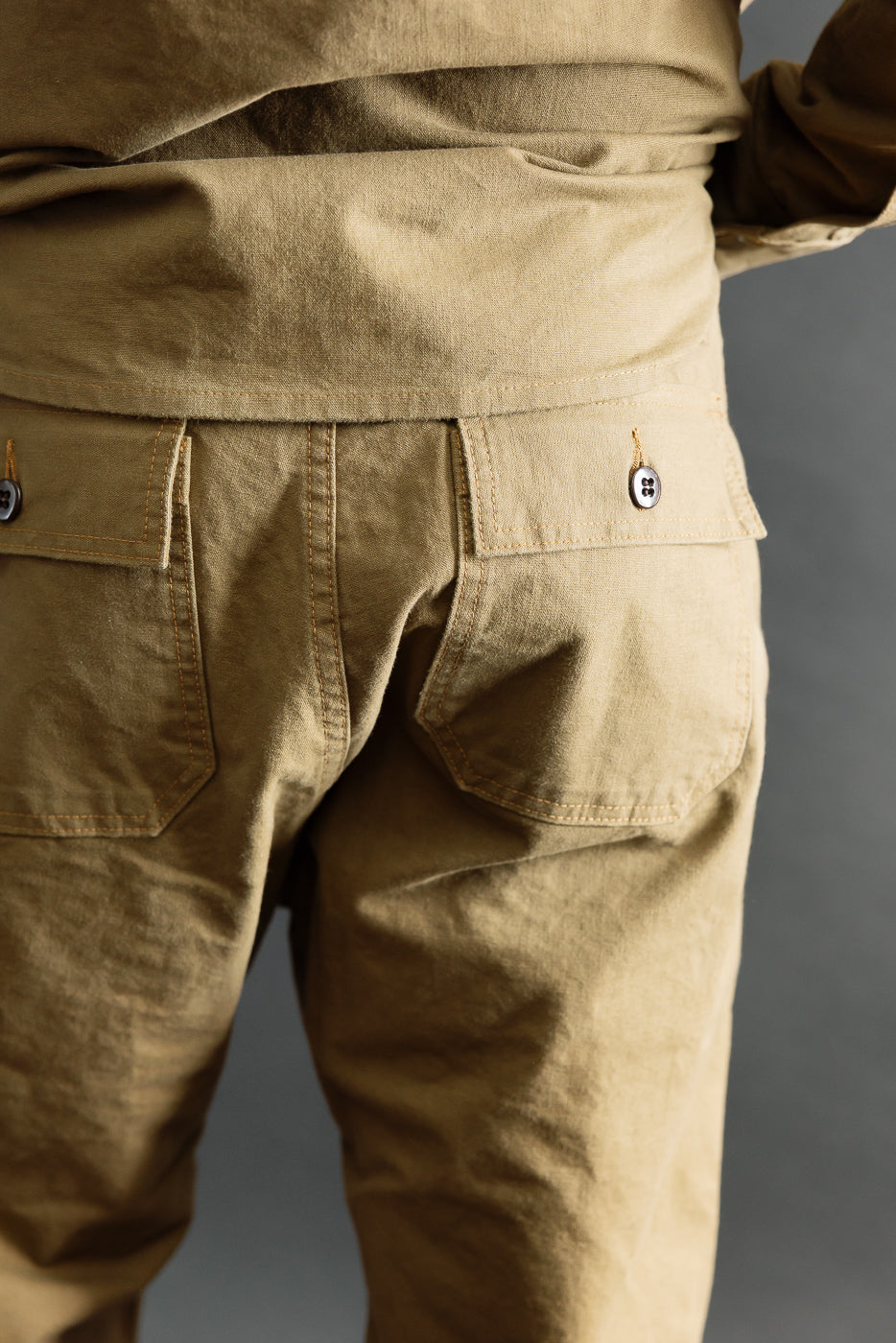 11oz - Fatigue Pants - Dyed Canvas Golden Brown