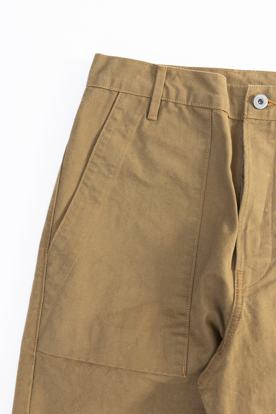 11oz - Fatigue Pants - Dyed Canvas Golden Brown