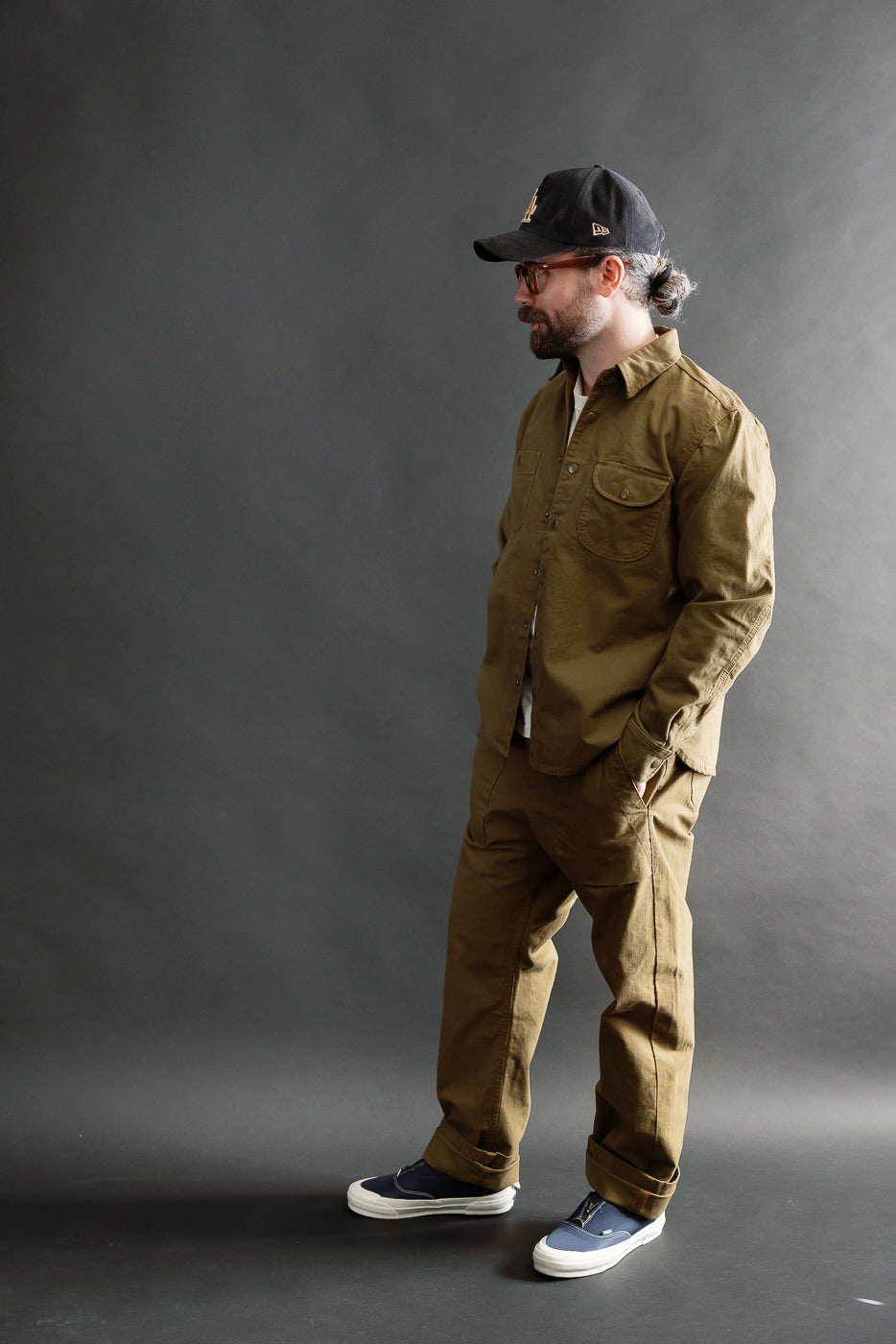 11oz - Fatigue Pants - Dyed Canvas Golden Brown