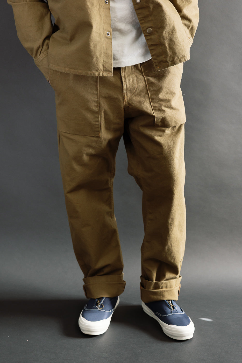 11oz - Fatigue Pants - Dyed Canvas Golden Brown | Dant