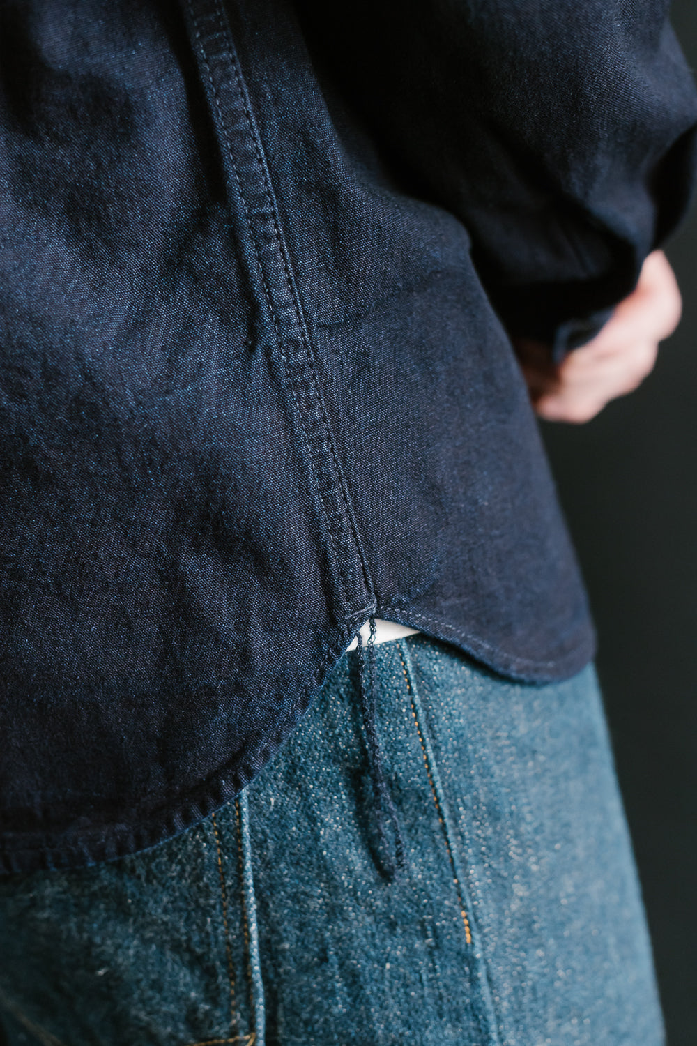 11oz - ISC Western Shirt - Indigo Selvedge Canvas