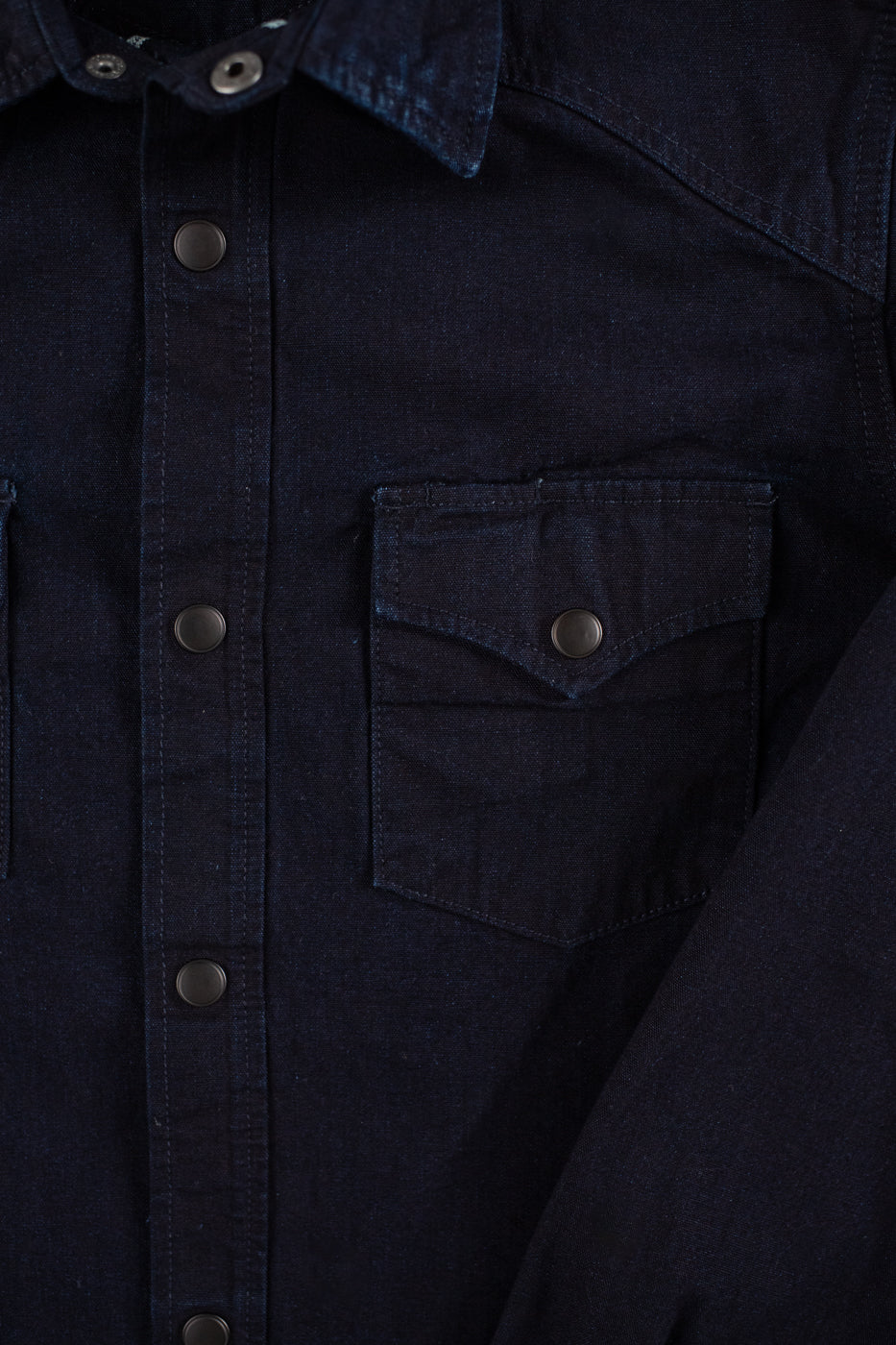 11oz - ISC Western Shirt - Indigo Selvedge Canvas