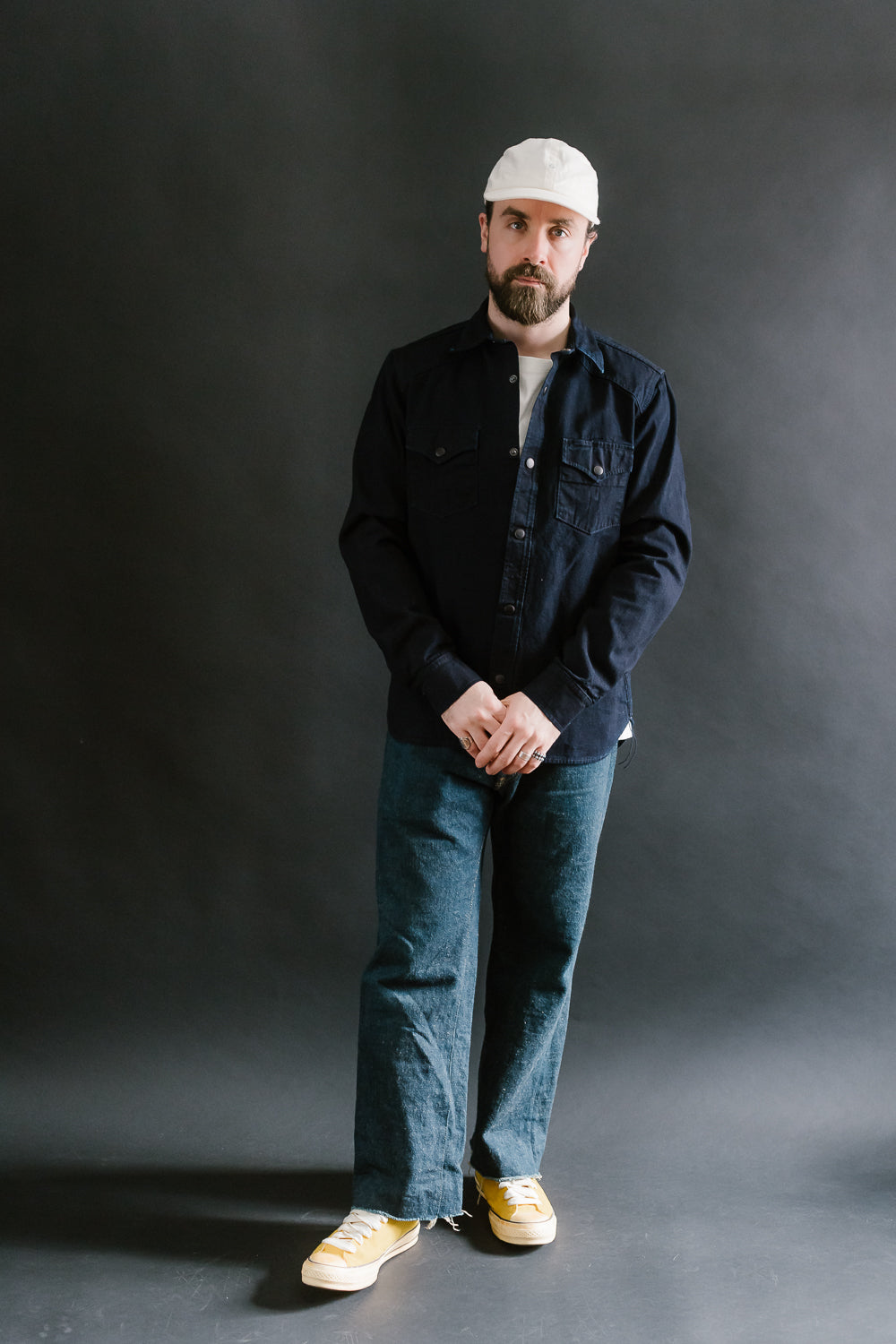 11oz - ISC Western Shirt - Indigo Selvedge Canvas