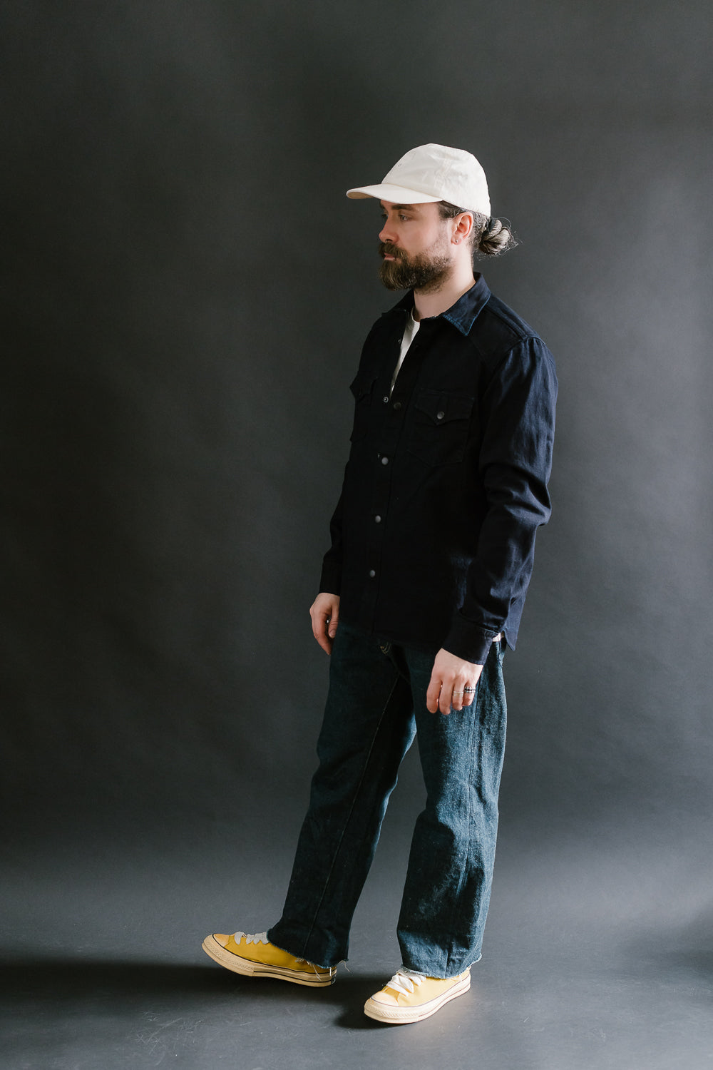 11oz - ISC Western Shirt - Indigo Selvedge Canvas