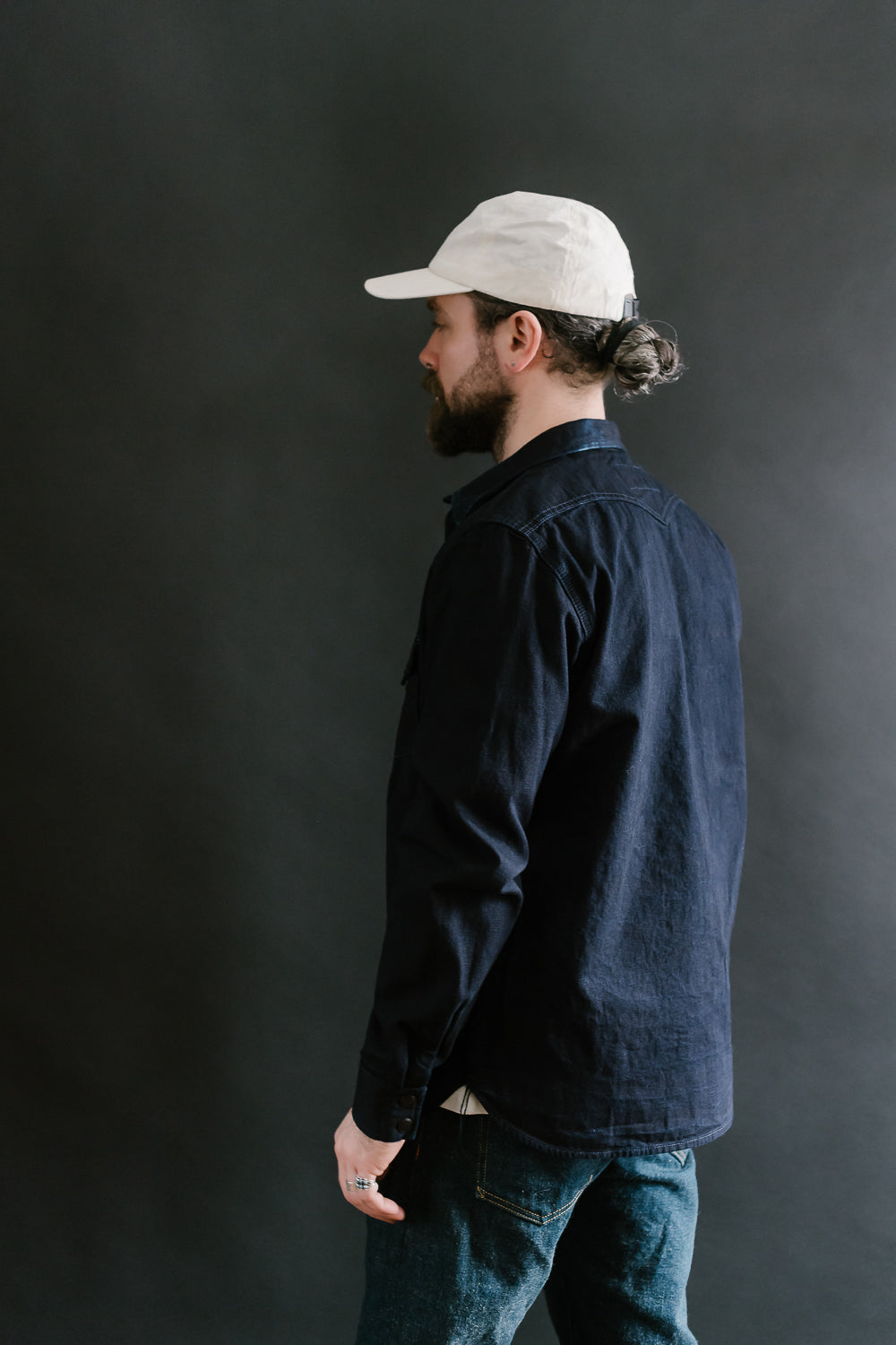 11oz - ISC Western Shirt - Indigo Selvedge Canvas
