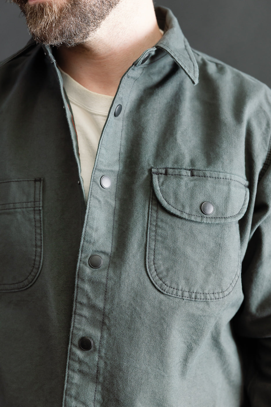 11oz Work Shirt - Dyed Canvas Ash