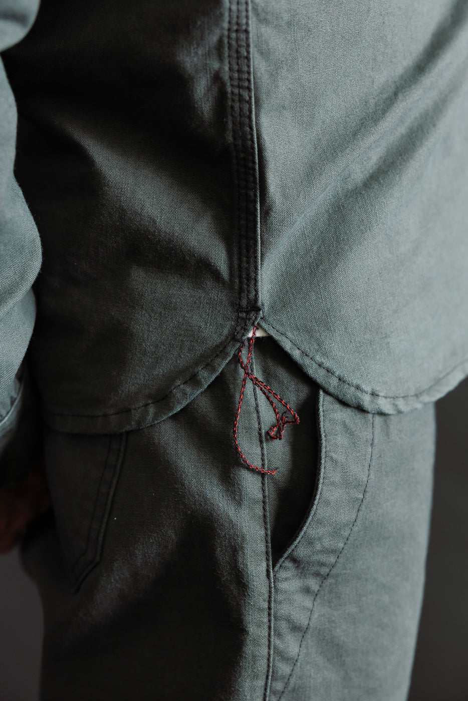 11oz Work Shirt - Dyed Canvas Ash | Dant