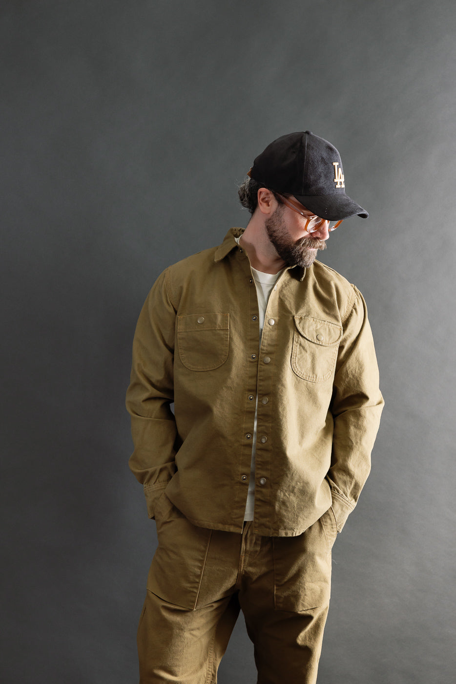11oz Work Shirt - Dyed Canvas Golden Brown | Dant