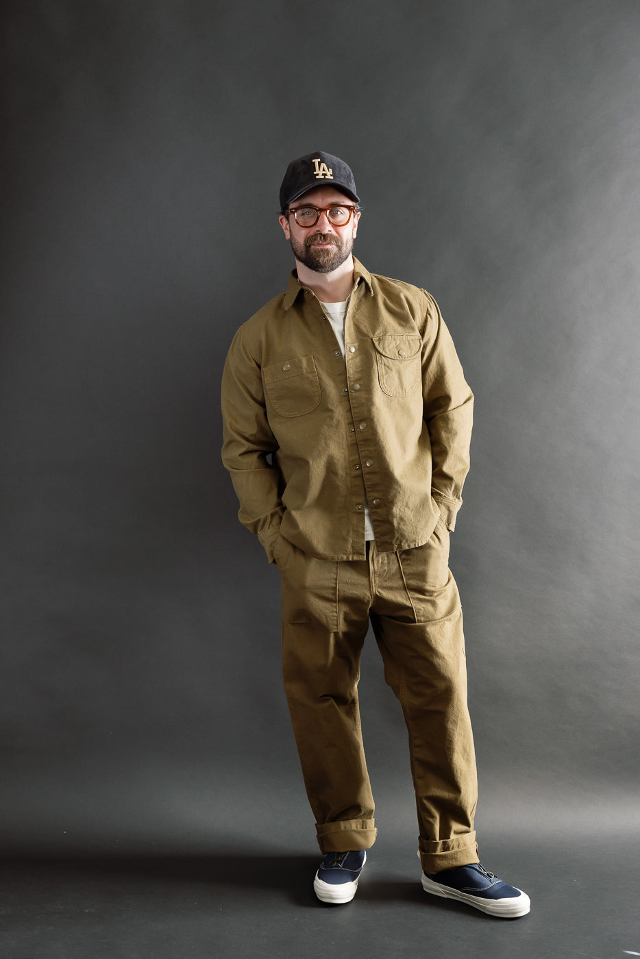 11oz Work Shirt - Dyed Canvas Golden Brown | Dant
