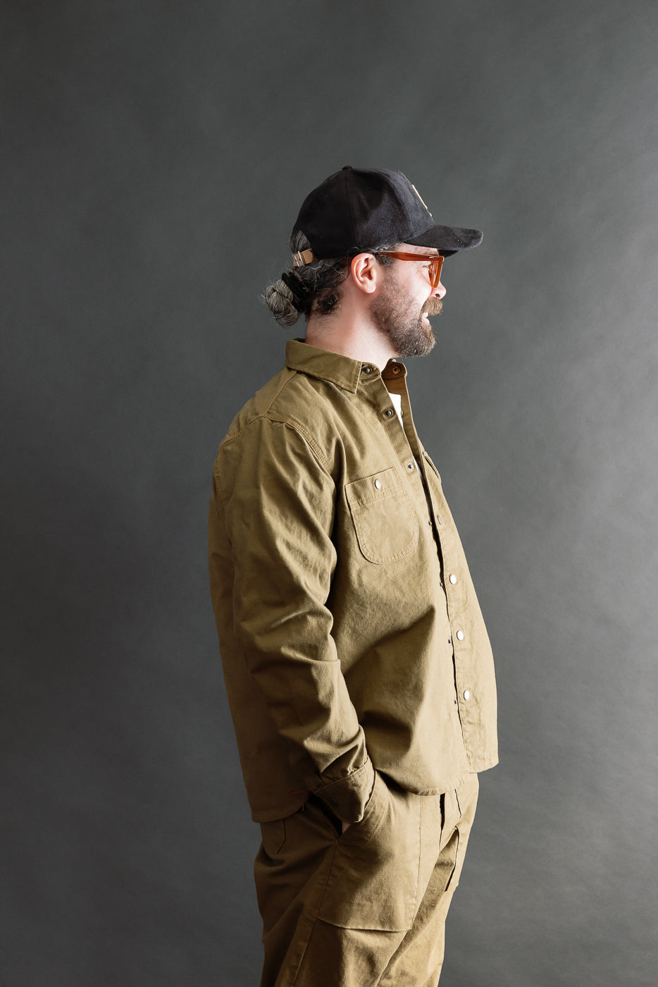 11oz Work Shirt - Dyed Canvas Golden Brown