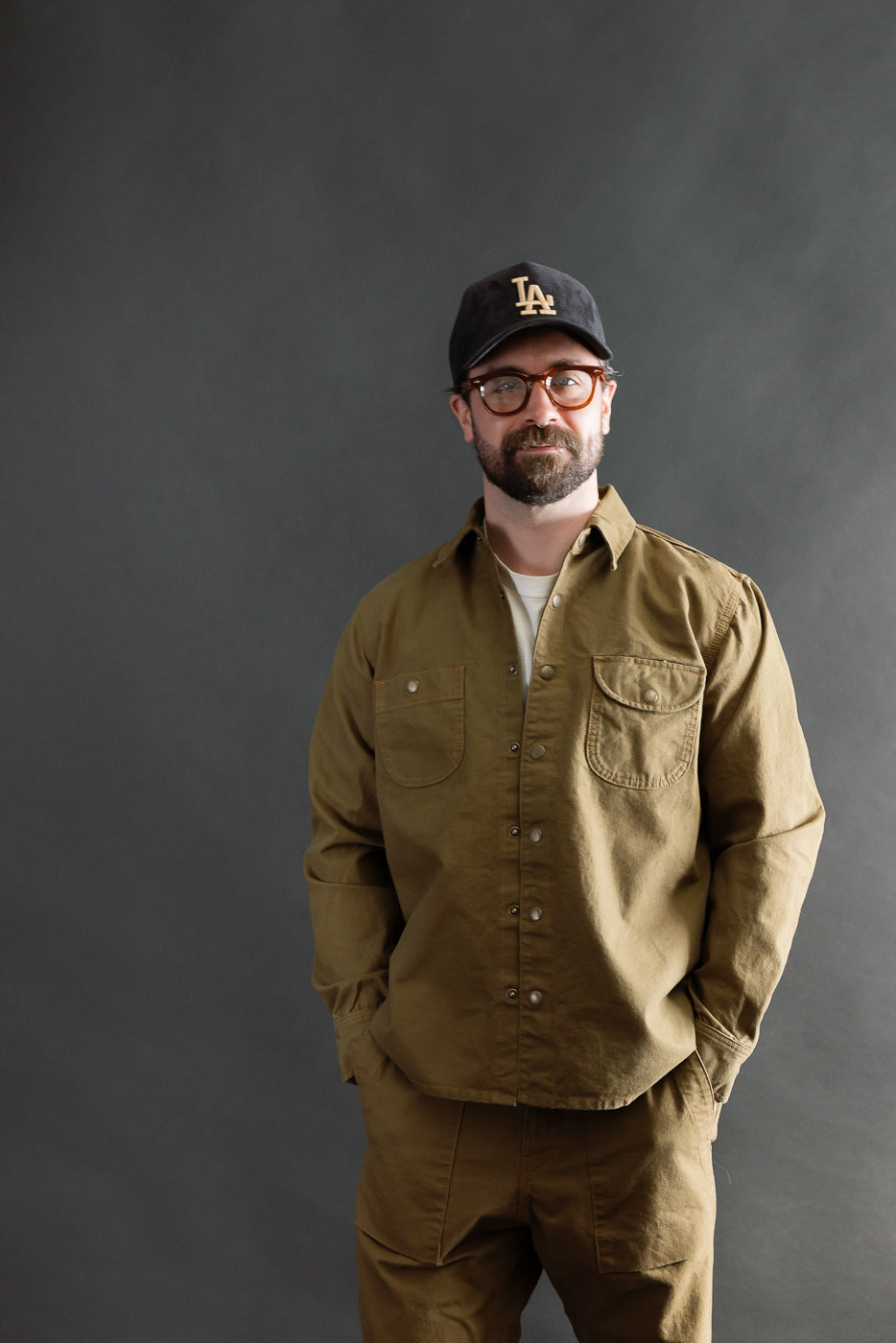 11oz Work Shirt - Dyed Canvas Golden Brown