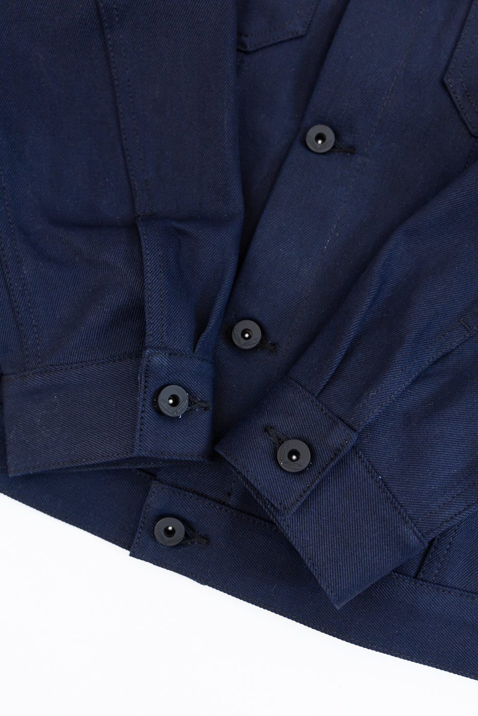 13.5oz -  Indigo x Black Selvedge Denim - Cruiser Jacket