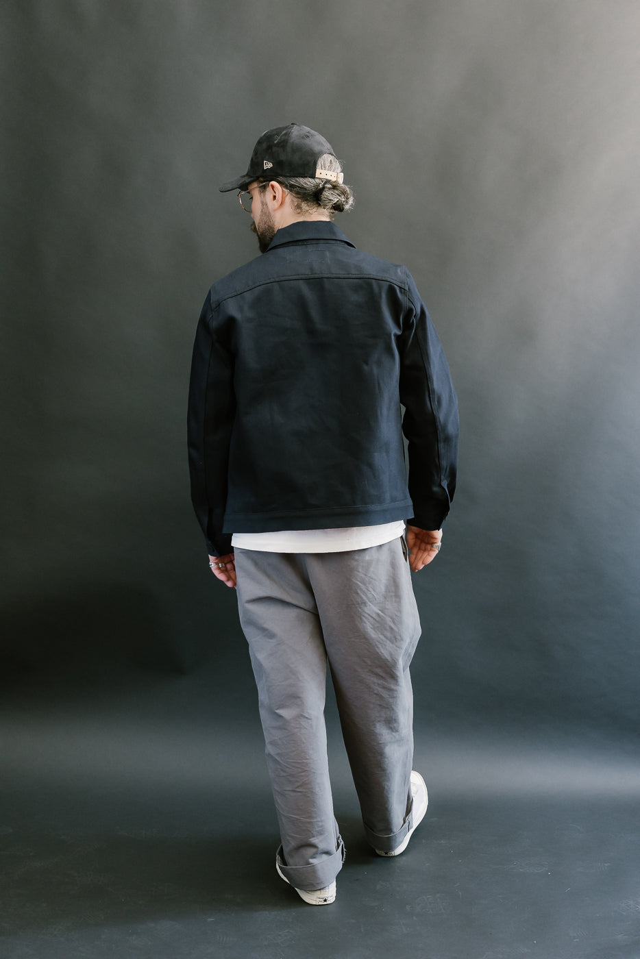13.5oz -  Indigo x Black Selvedge Denim - Cruiser Jacket