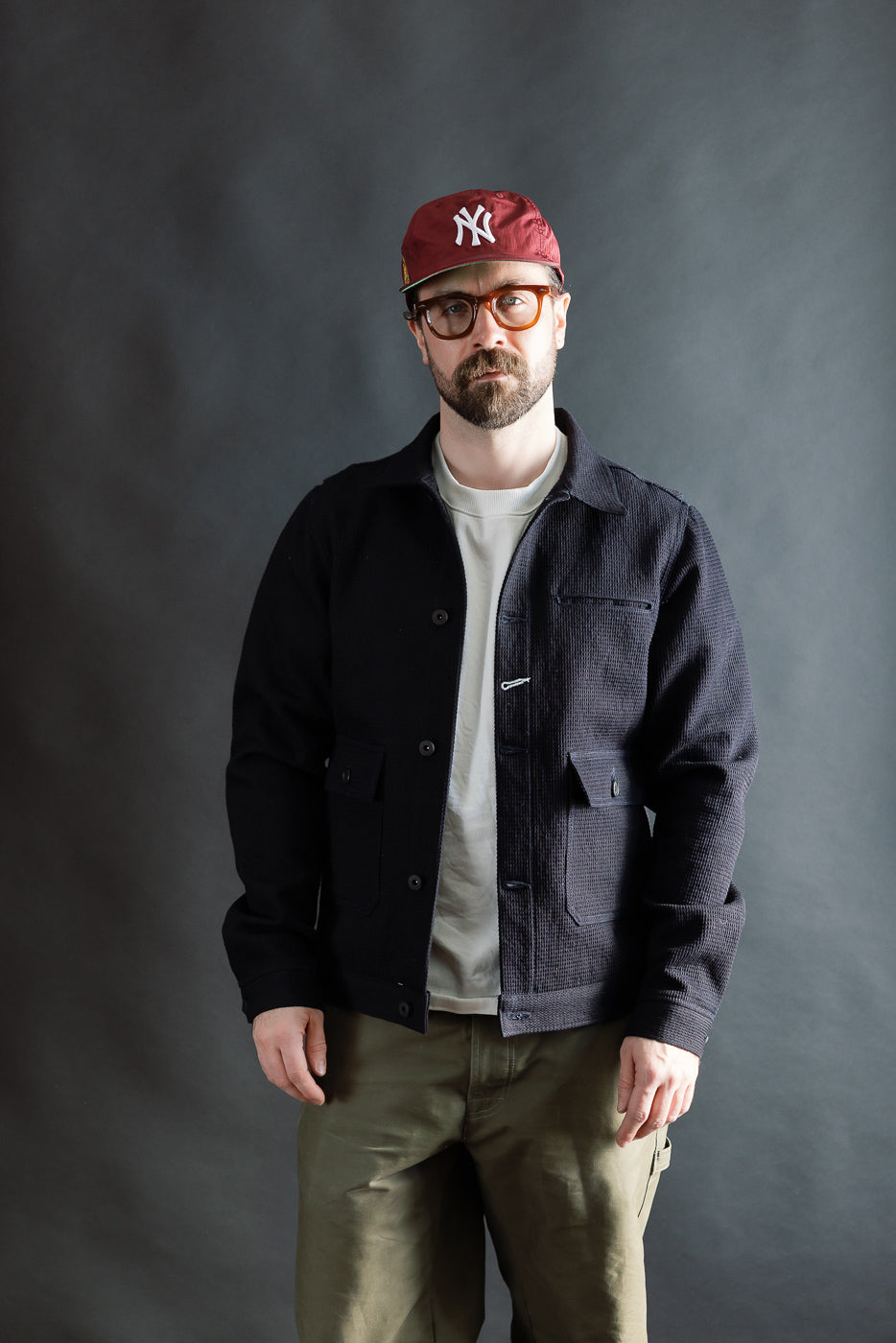 13oz - Ranger Jacket Sashiko - Indigo