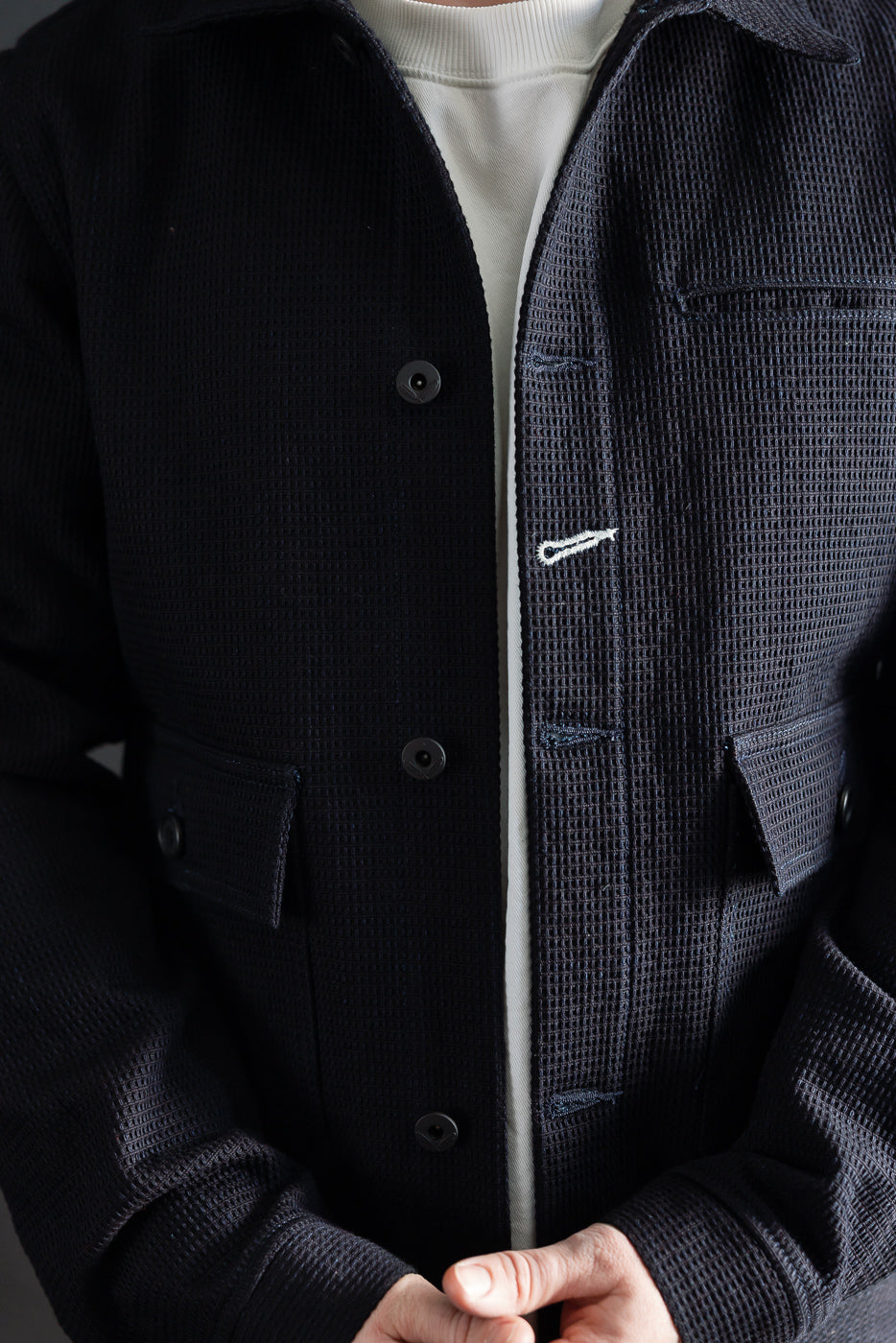 13oz - Ranger Jacket Sashiko - Indigo