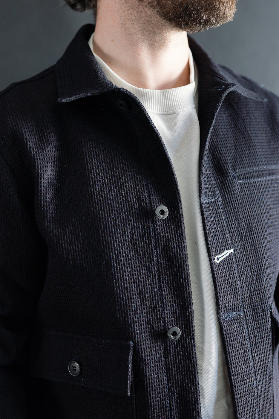 13oz - Ranger Jacket Sashiko - Indigo