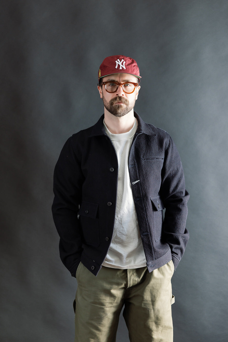 13oz - Ranger Jacket Sashiko - Indigo