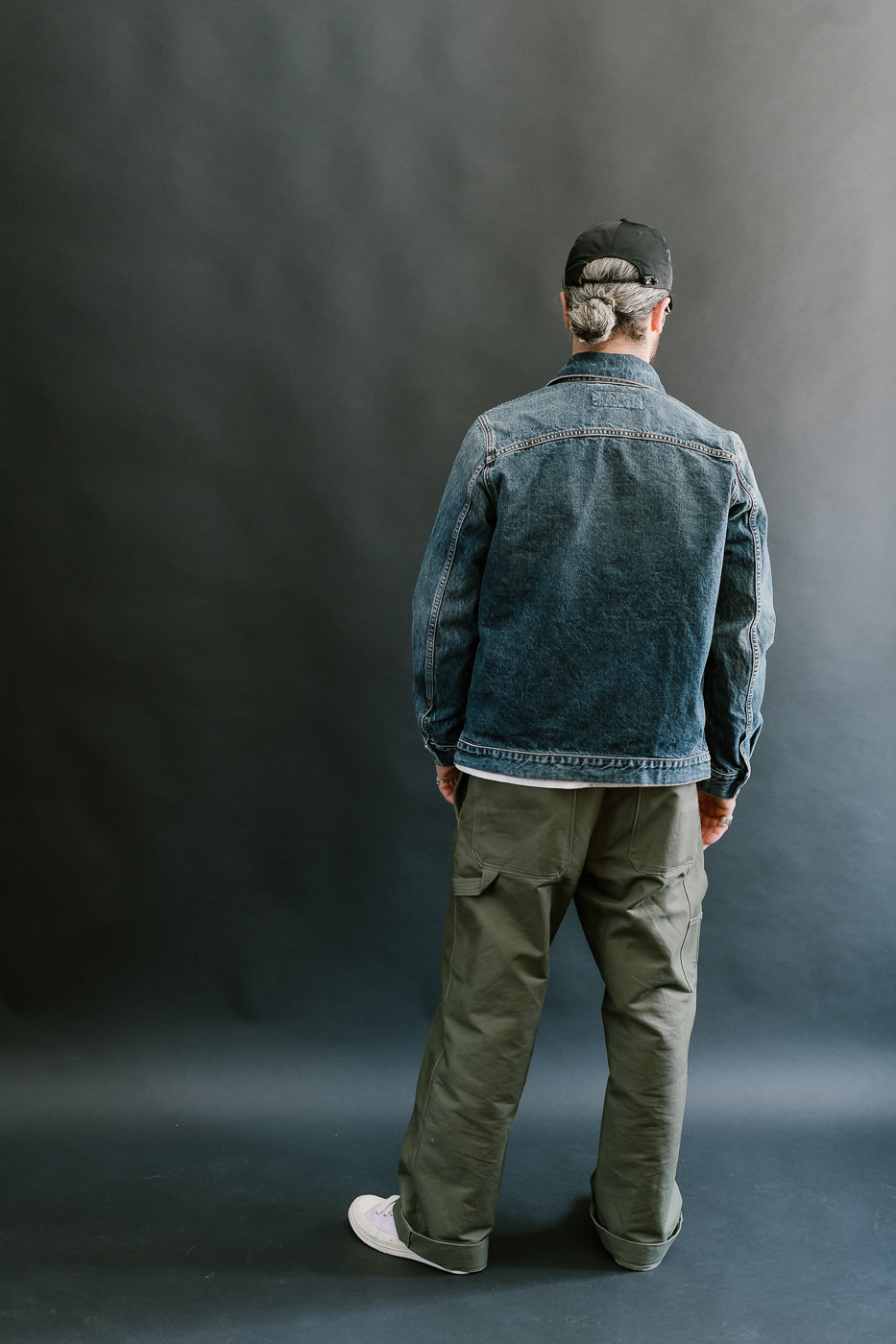 15oz - Medium Wash Indigo Selvedge Denim - Cruiser Jacket
