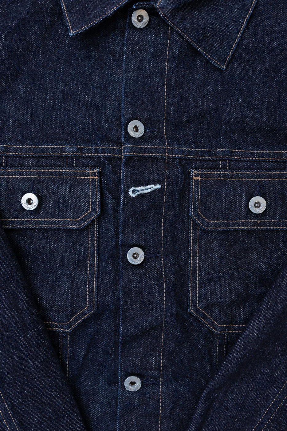 15oz - Rinsed Indigo Selvedge Denim - Cruiser Jacket