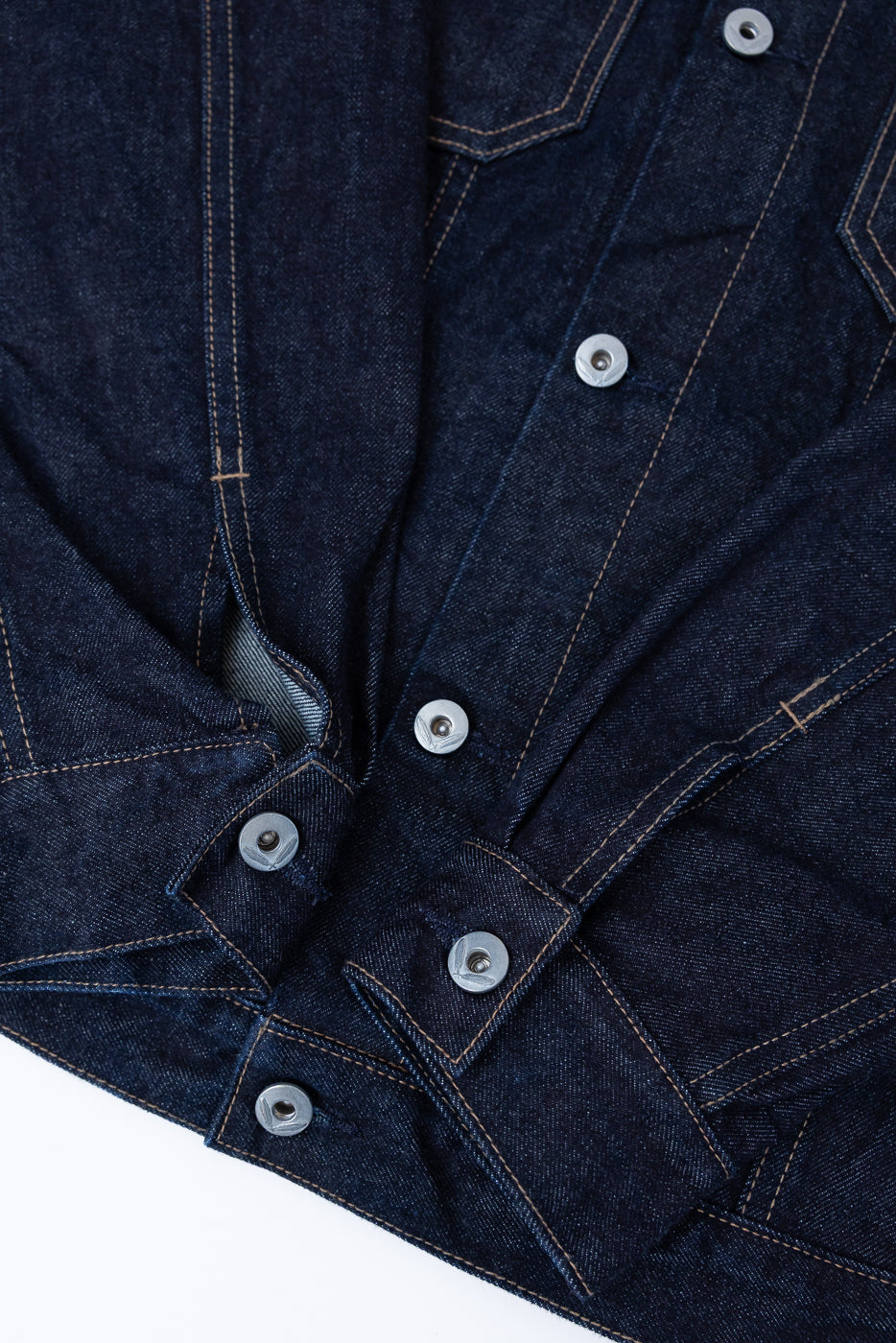 15oz - Rinsed Indigo Selvedge Denim - Cruiser Jacket