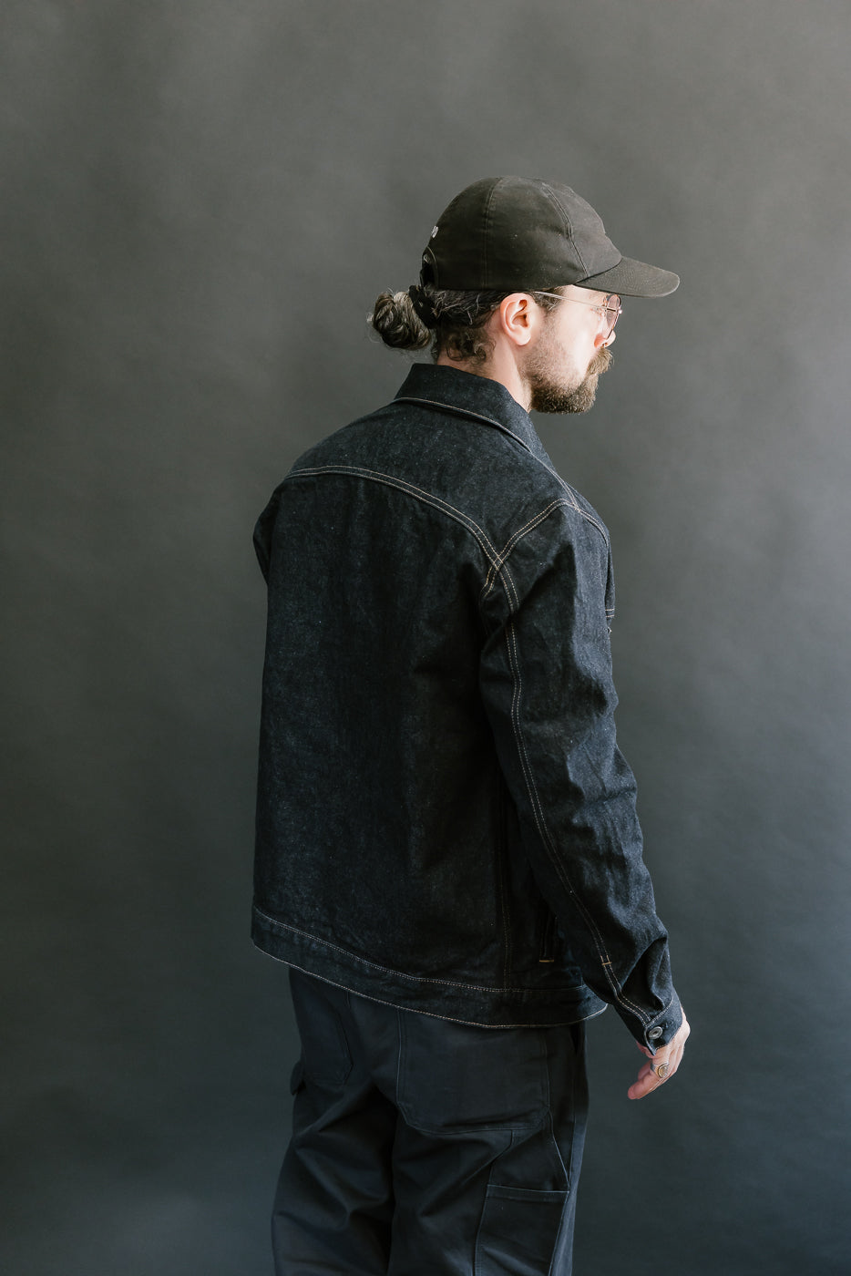 15oz - Rinsed Indigo Selvedge Denim - Cruiser Jacket