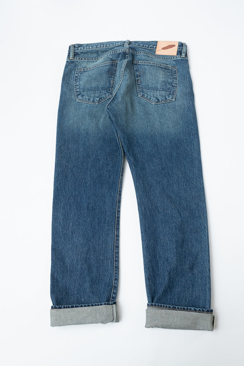 15oz - Vintage Washed Selvedge Stanton Pant - Medium Indigo