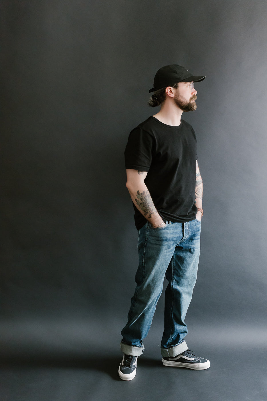 15oz - Vintage Washed Selvedge Stanton Pant - Medium Indigo