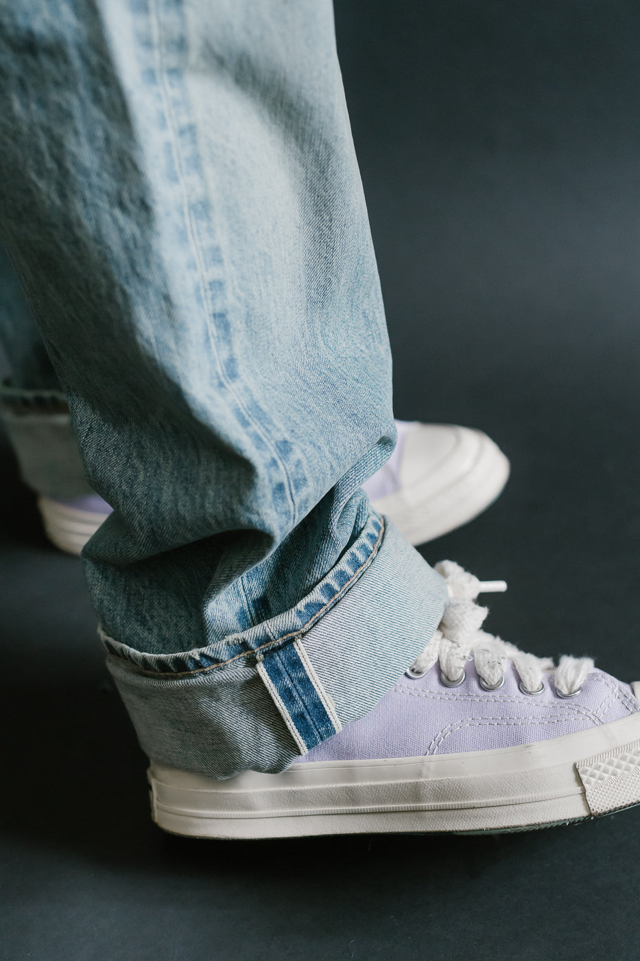 15oz - River Washed Selvedge Strider Pant - Light Indigo