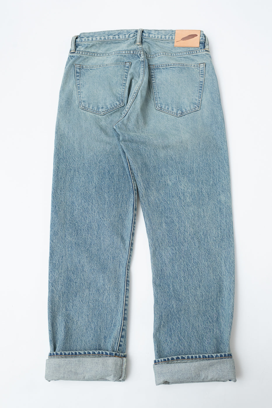 15oz - River Washed Selvedge Strider Pant - Light Indigo