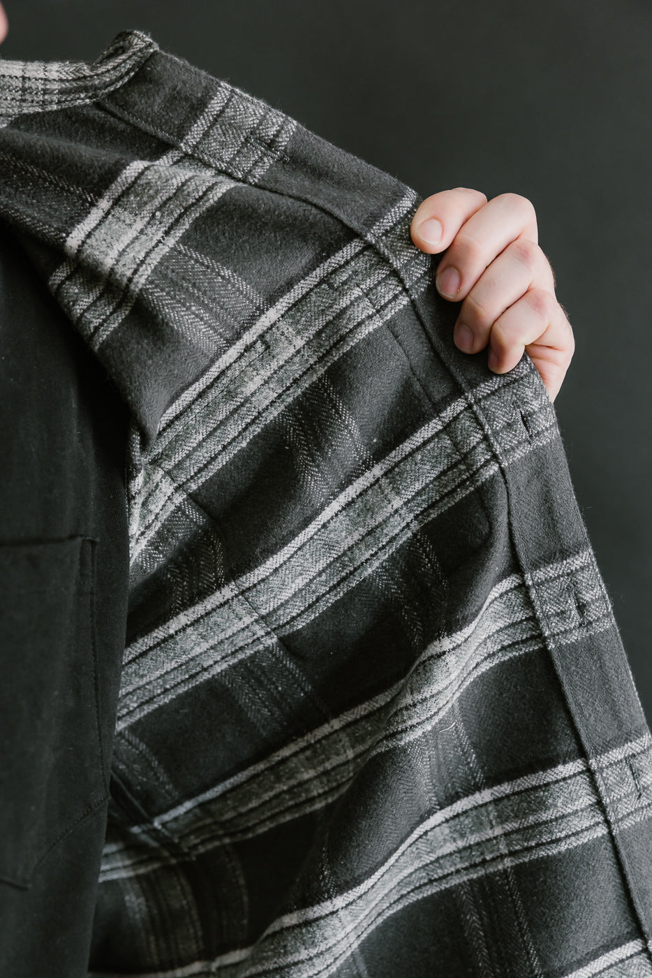 6oz Field Shirt Plaid Flannel - Grey