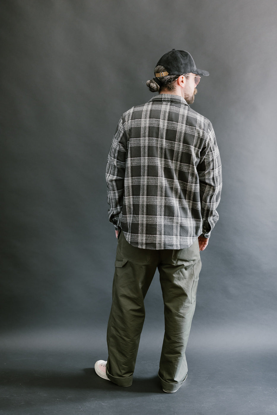 6oz Field Shirt Plaid Flannel - Grey