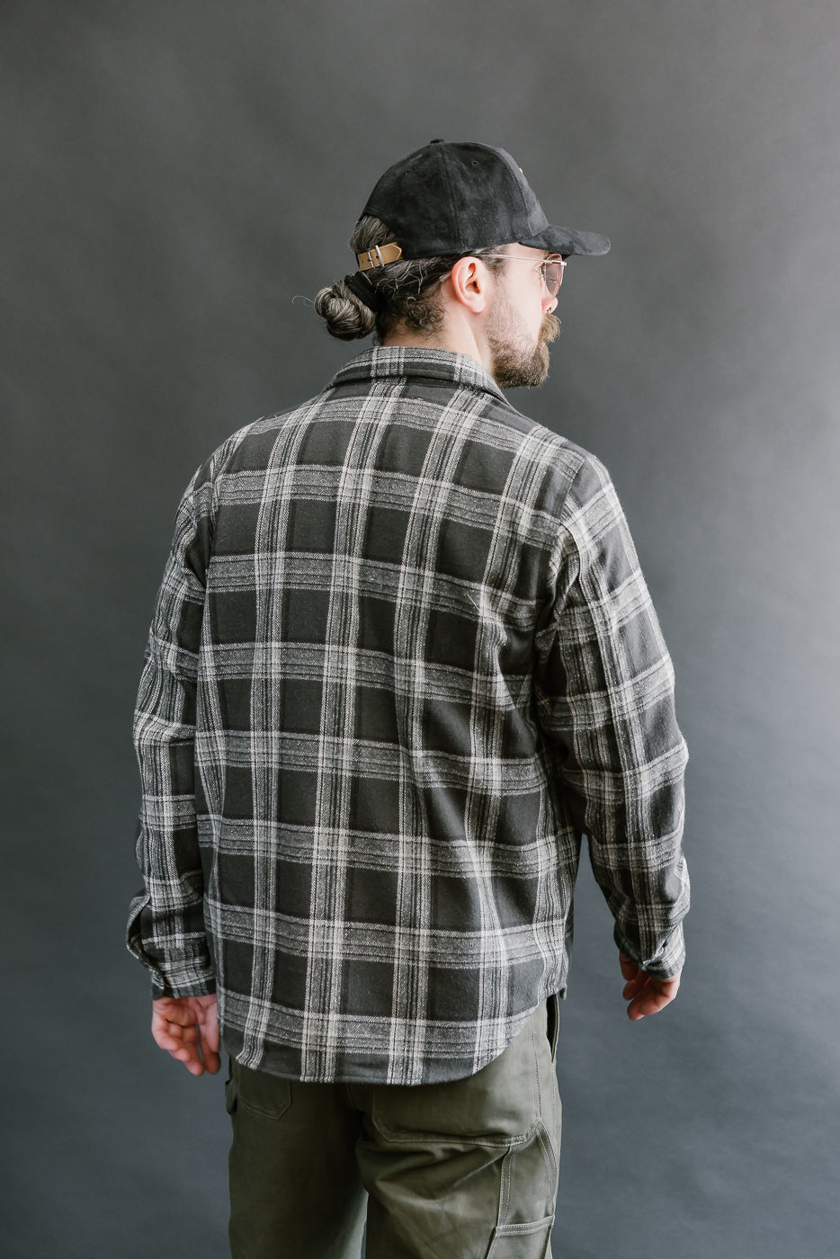 6oz Field Shirt Plaid Flannel - Grey