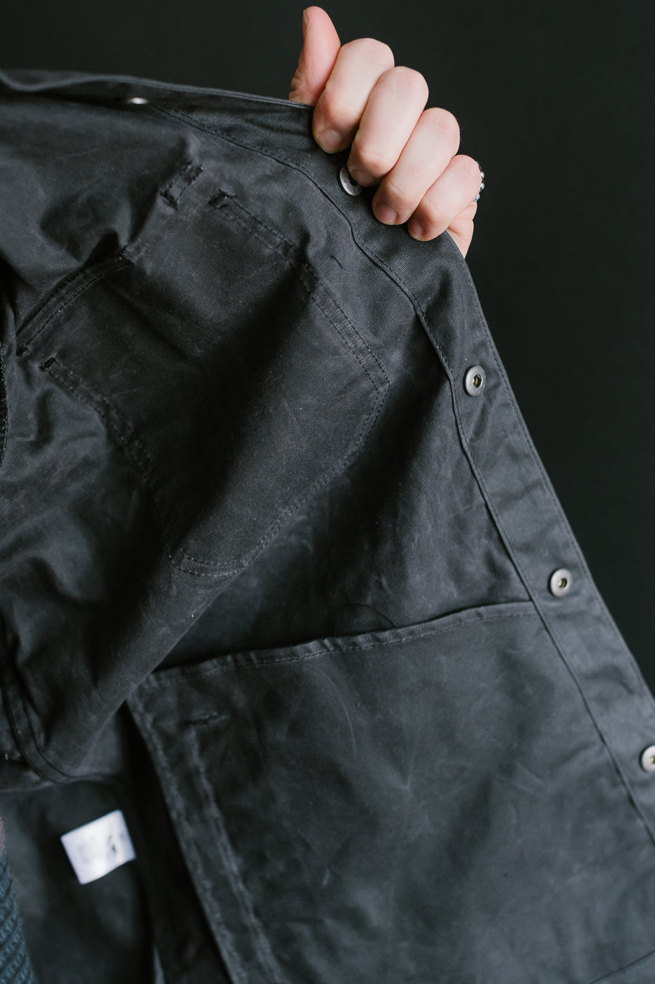 7oz - Patrol Shirt Waxed Canvas - Grey